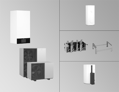 Paket Vitocal 150-A A16 400V AF von Viessmann - Z033007